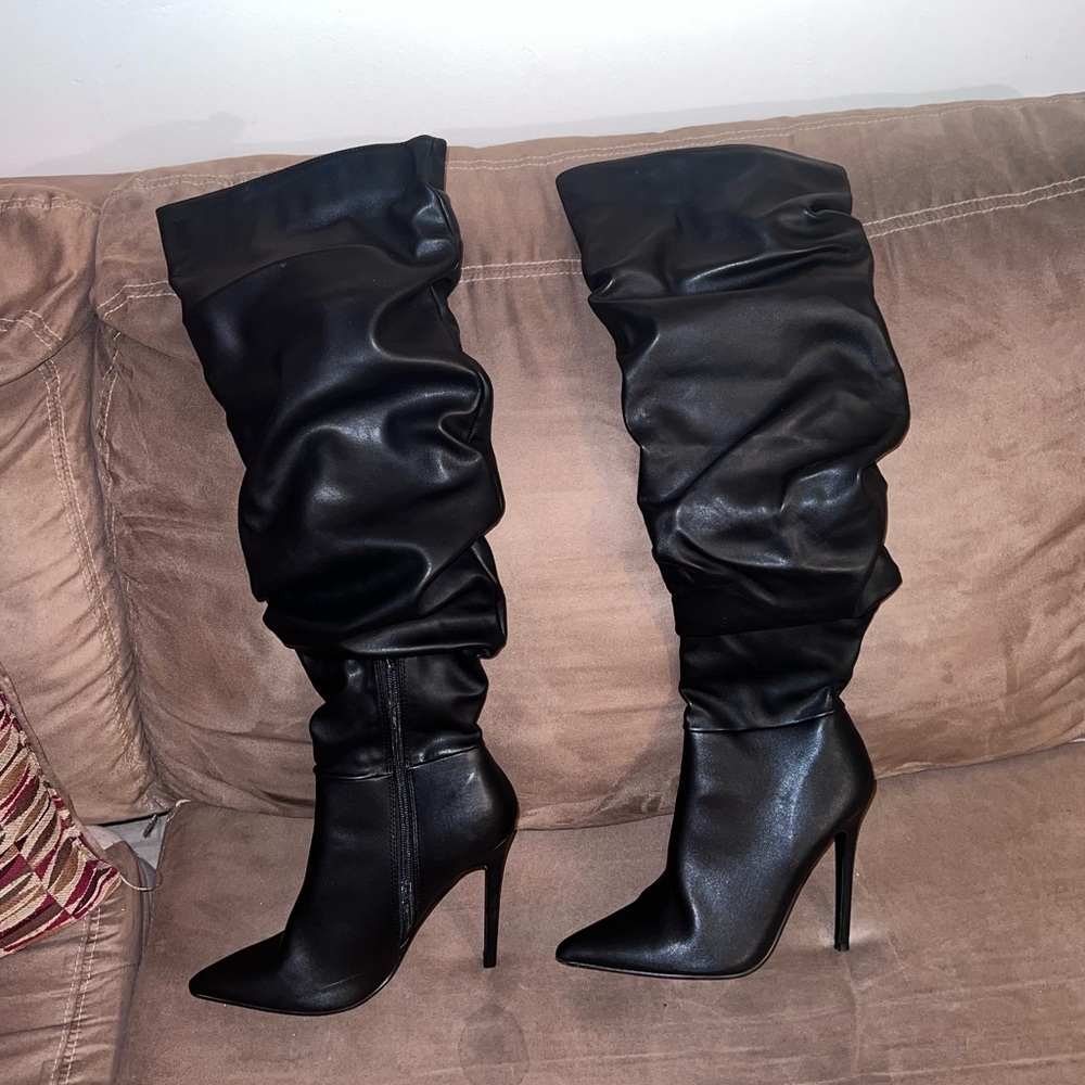 ASOS slouch boot